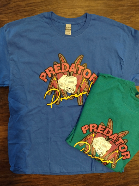 Predator Power T-shirts. Perfect shirt for Predator Engine fans.